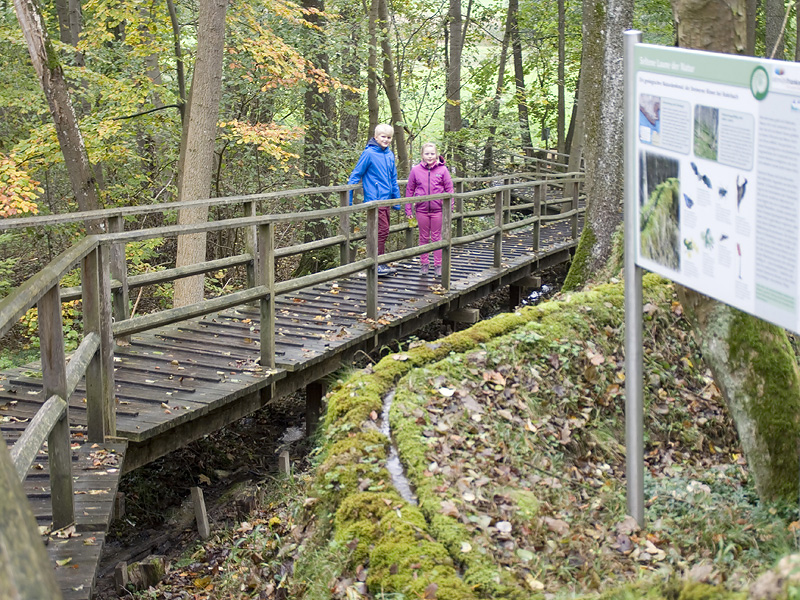 Unterwegs entlang der Steinernen Rinne