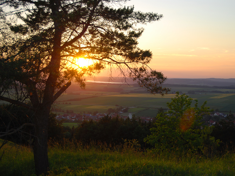 Sonnenuntergang am „Steinschütt“